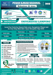 Lomba Menulis Karya Tulis Ilmiah 2018 UKM Penelitian Universitas Lampung