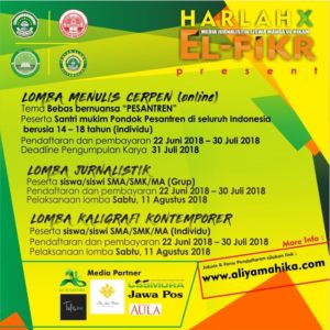Lomba Menulis Cerpen untuk Santri Harlah X El-Fikr