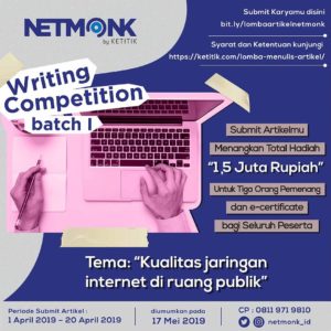 Lomba Menulis Artikel Netmonk