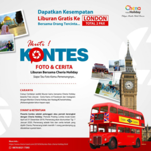 Kontes Foto dan Cerita 2019 bersama Cheria Holiday