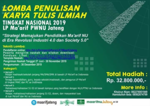 LKTI Maarif PWNU Jateng 2019