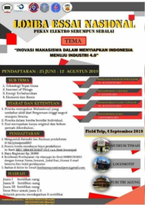 Lomba Esai Nasional Pekan Elektro